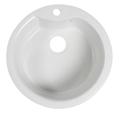 Мойка каменная S-2 Белый Крап (020-000025)